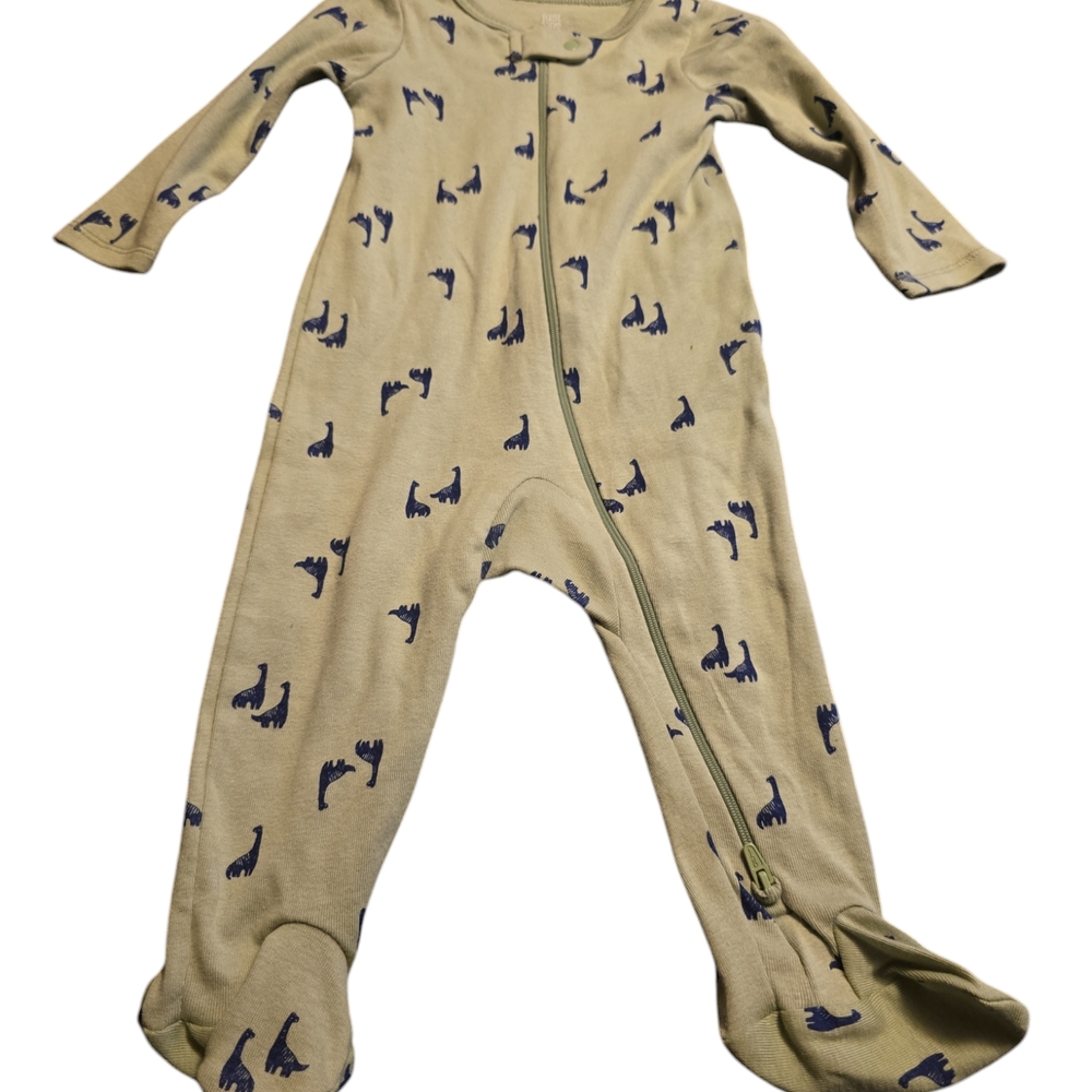 Dinosaur Print Baby Onesie